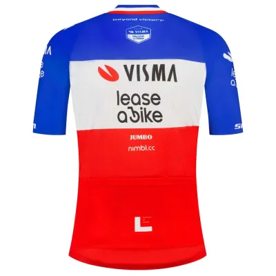 Fahrradtrikots kurzarm Team Visma | Lease a Bike Team Visma Lease A Bike Replica French Campion 2026 (Bild 5)
