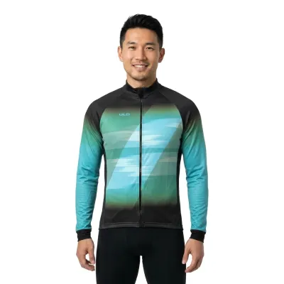 Fahrradtrikots langarm Uld Langarm-Jersey für Erwachsene Unisex Thermoshirt 2023 (Bild 3)