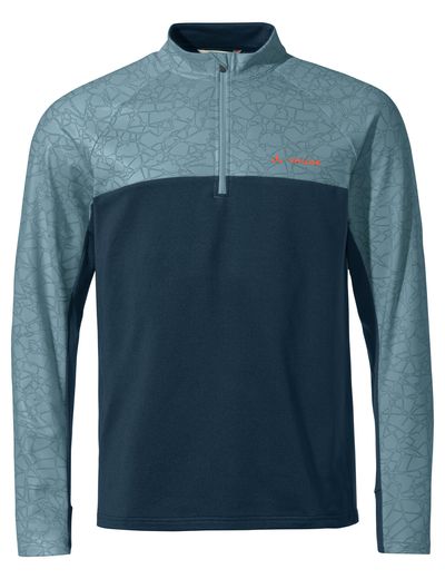 Fahrrad T-Shirt VAUDE Men's Virt QZip LS Shirt II 2022 (Bild 1)