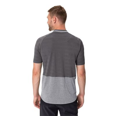 Fahrradtrikots kurzarm VAUDE Vaude Men's Tamaro Shirt III grey melange/iron M 0 (Bild 1)