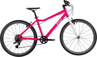 Kinderfahrrad 24 Zoll Vilu VIERUNDZWANZIG 2024 | 24 Zoll | Diamant | 38 CM | pink/white (Bild 2)