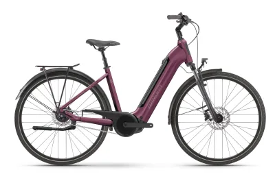 E-Stadtrad Winora TRIA N5 2026 | 625 Wh | 28 Zoll | Tiefeinsteiger | 41 cm | muted fig glänzend (Bild 2)