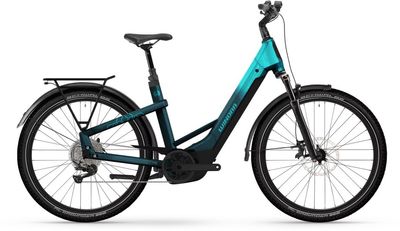 E-Bike Tourenrad Winora Yakun X12 2025 | 800 Wh | 27,5 Zoll | Tiefeinsteiger | M | Blue/Aqua (Bild 1)