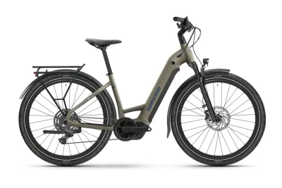 E-Bike Tourenrad Winora Yucatan X9 2026 | 600 Wh | 27,5 Zoll | Tiefeinsteiger | 38 cm | silver dollar matt (Bild 1)