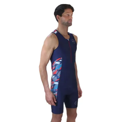 Fahrradtrikots ärmellos Zone3 Activate Plus Zinc Burst Triathlon (Bild 4)