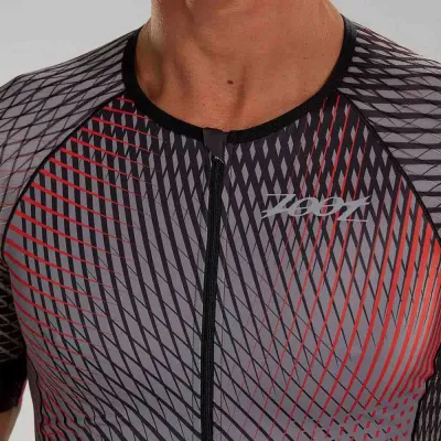Fahrradtrikots kurzarm Zoot Aero Kurzarmtriathlon-Trikot 2022 (Bild 6)