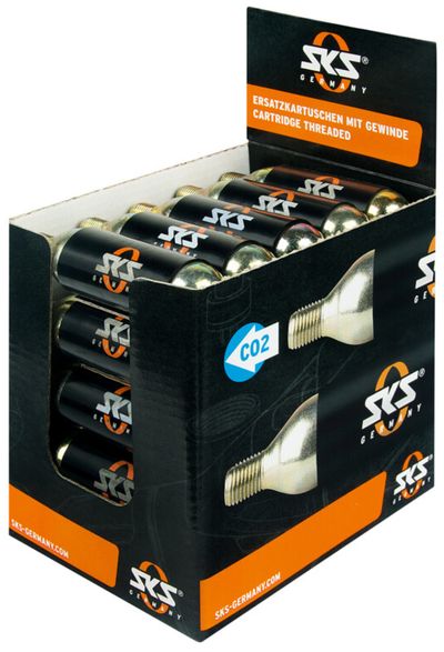 SKS Sonstige Fahrradpumpen SKS Germany CO2 16G CARTRIDGE DISPLAY BOX 2023