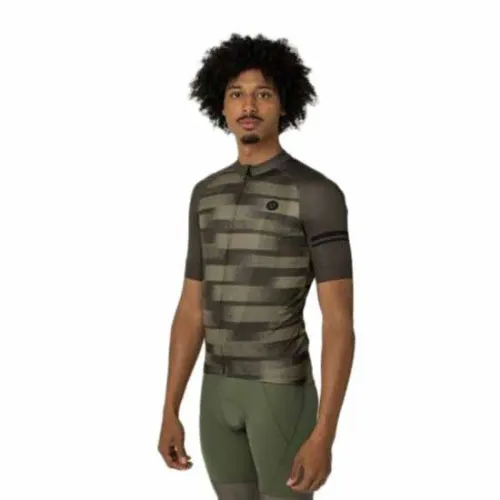 Fahrradtrikots kurzarm Agu Grainy Stripe Essential