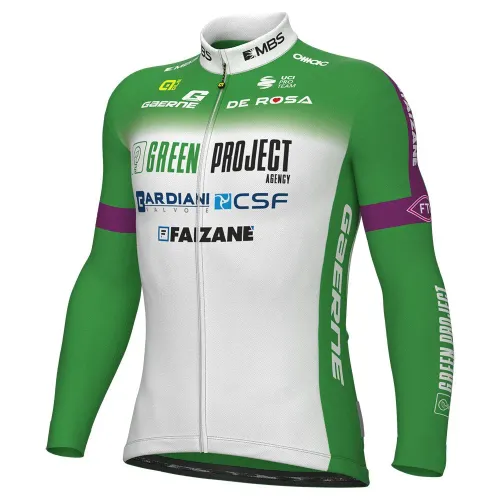 Fahrradtrikots langarm Alé Cycling Alé Green Project-Bardiani CSF-Faizane Replica 2023