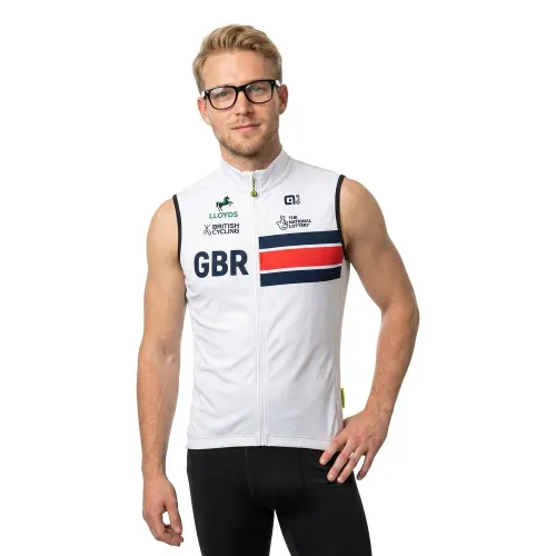 Fahrradtrikots ärmellos Alé Cycling Prime Federazione Britannica 2025 Weste