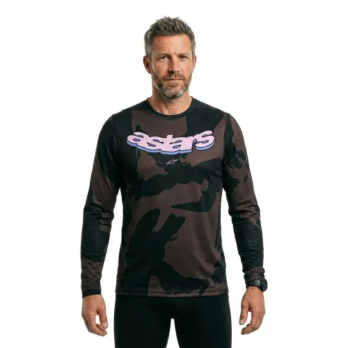 Fahrradtrikots langarm Alpinestars A-Dura Hollow Camo