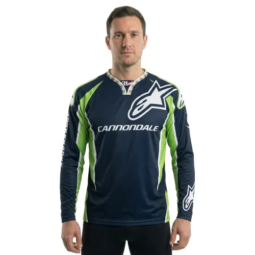 Fahrradtrikots langarm Alpinestars Jerome Clementz Replica