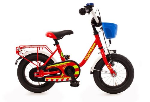 Kinderfahrrad 12 Zoll Bachtenkirch Feuerwehr 2024 | 12,5 Zoll | Tiefeinsteiger