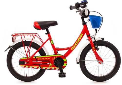 Kinderfahrrad 16 Zoll Bachtenkirch Feuerwehr 2024 | 16 Zoll | Tiefeinsteiger