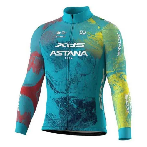 Fahrradtrikots langarm Biemme XDS Astana 2025