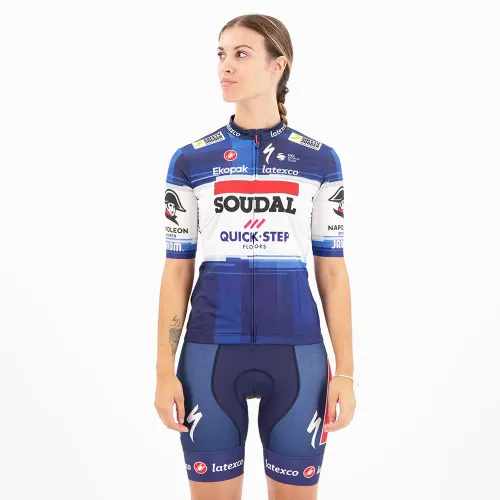 Fahrradtrikots kurzarm Castelli Competizione 2 Soudal Quick-Step 2023 0