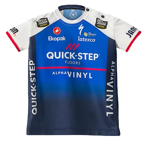 Fahrradtrikots kurzarm Castelli Quick-Step Alpha Vinyl 2022