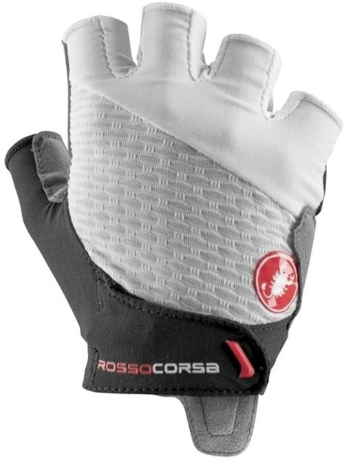 Fahrradhandschuhe Castelli Rosso Corsa 2 W Kurzfinger Handschuhe 2024