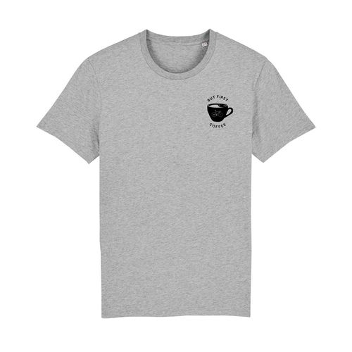 Fahrrad T-Shirt COIS CYCLING BUT FIRST COFFEE T-Shirt 0