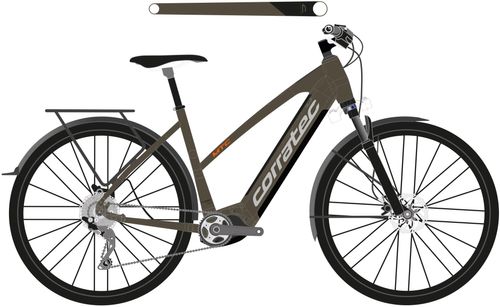 Urban E Bike Corratec E-Power MTC Elite 12S SE 3.0 2023 | 750 Wh | 29 Zoll | Trapez