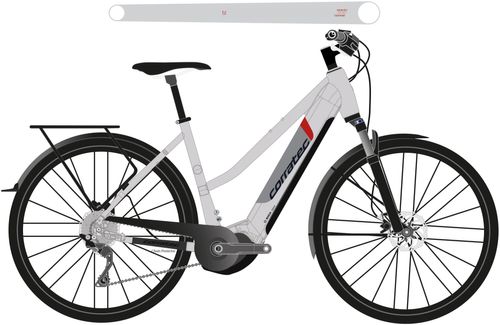 E-Bike Tourenrad Corratec E-Power 2023 | 750 Wh | 28 Zoll | Trapez