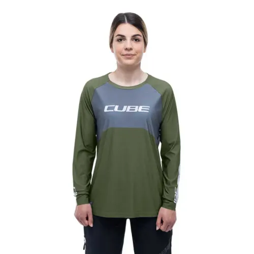 Fahrradtrikots langarm Cube Vertex TM Langarm Enduro Trikot
