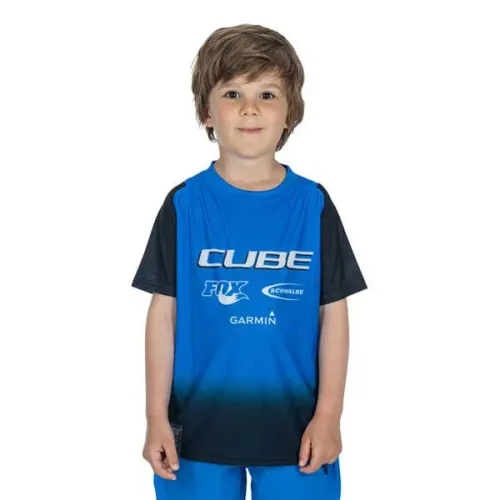 Fahrradtrikots kurzarm Cube Vertex X Actionteam Rookie