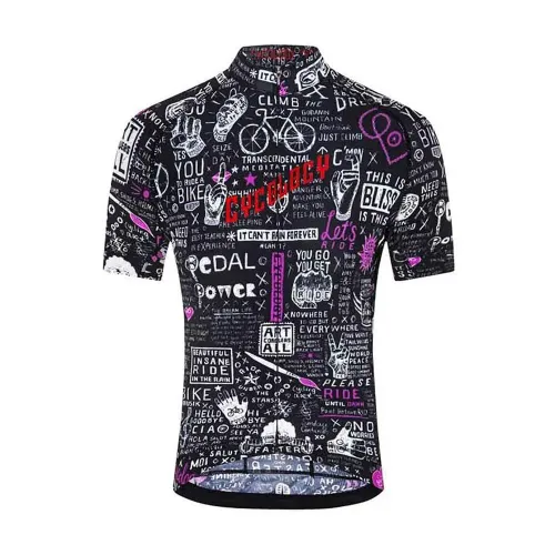 Fahrradtrikots kurzarm Cycology Gear Bike Graffiti