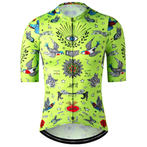 Fahrradtrikots kurzarm Cycology Gear TATTOO REBORN JERSEY Kurzarm Radtrikot 0