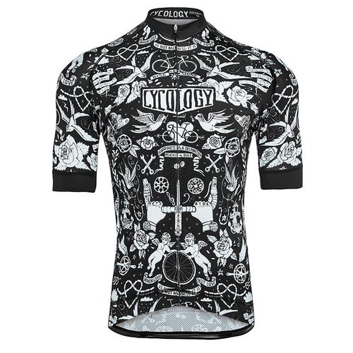 Fahrradtrikots kurzarm Cycology Gear VELO TATTOO 0
