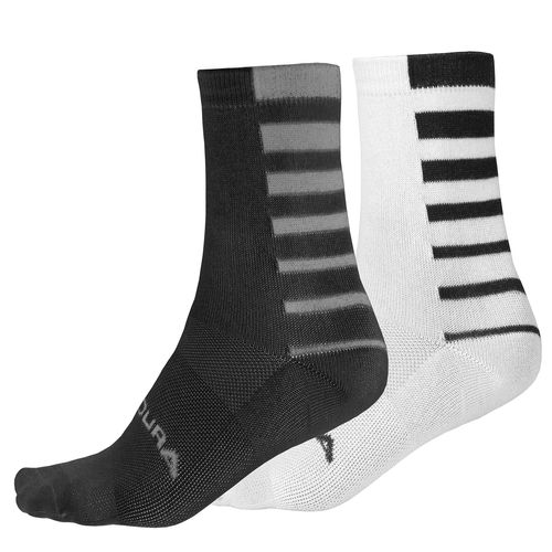 Fahrradsocken Endura Coolmax® Stripe Socken (Doppelpack) 2023