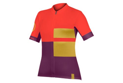 Fahrradtrikots kurzarm Endura Damen FS260 Print Trikot (kurzarm) 2023