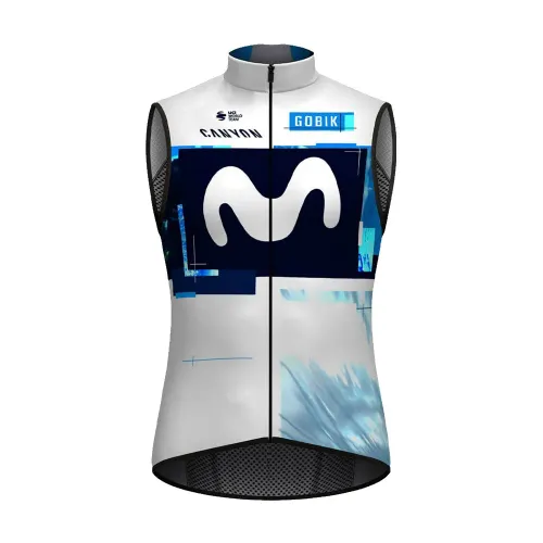 Fahrradtrikots ärmellos Gobik Teams Plus 2.0 Movistar Team 2025