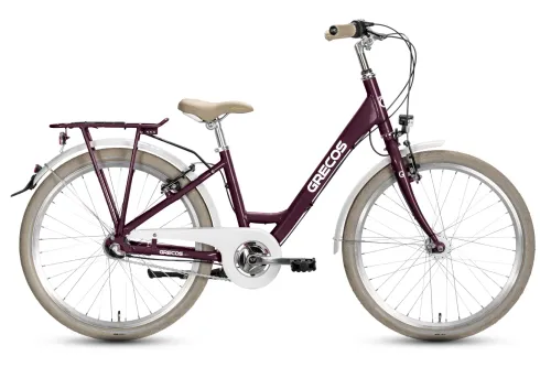 Kinderfahrrad 24 Zoll Grecos Kids WA24 7G 2025 | 24 Zoll | Tiefeinsteiger