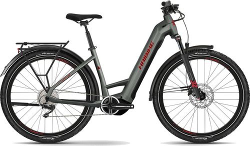 E-Bike Tourenrad Haibike Trekking 5 2023 | 720 Wh | 27,5 Zoll | Tiefeinsteiger