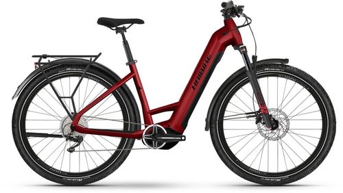 E-Bike Tourenrad Haibike Trekking 5 2023 | 720 Wh | 27,5 Zoll | Tiefeinsteiger