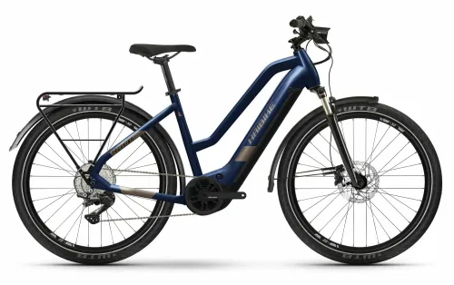 E-Bike Tourenrad Haibike Trekking 7 2022 | 630 Wh | 27,5 Zoll | Trapez