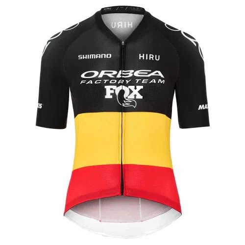 Fahrradtrikots kurzarm Hiru Core Belgian Champion 2026