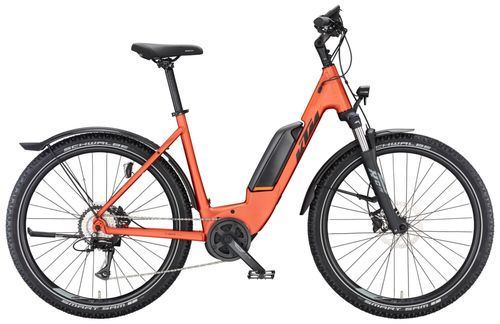 E Crossbike KTM MACINA AERA P571 STREET 2023 | 500 Wh | 27,5 Zoll | Tiefeinsteiger