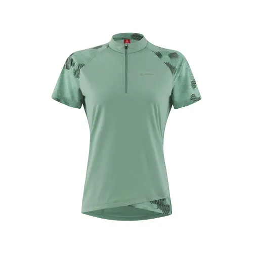 Fahrradtrikots kurzarm Löffler Half Zip Maja Rise