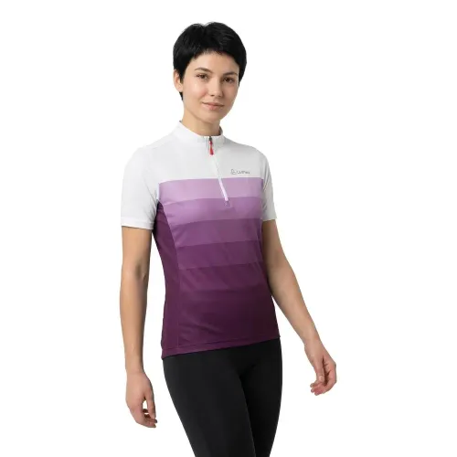 Fahrradtrikots kurzarm Löffler Half Zip Rainbow Mid