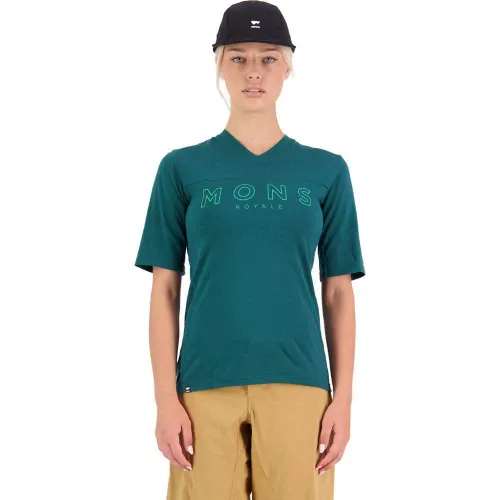 Fahrradtrikots kurzarm Mons Royale Redwood Merino Air-Con S24 Kurzarm Enduro Trikot