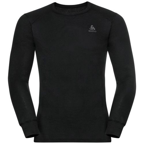 Fahrrad Unterhemd Odlo ACTIVE WARM BL TOP Crew Neck L/S Langarm Unterhemd 0