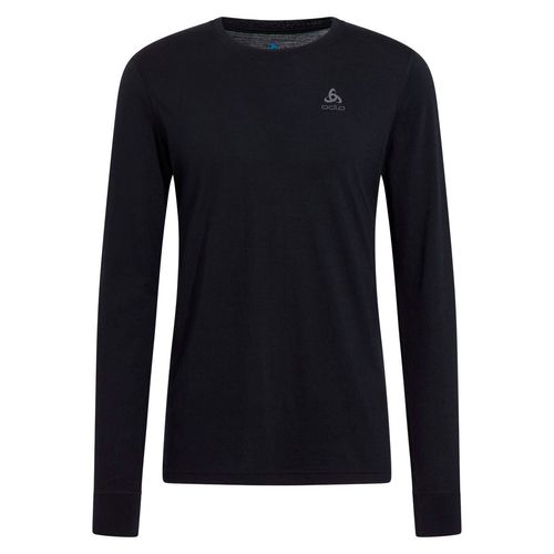 Fahrrad Unterhemd Odlo MERINO 200 BL TOP Crew Neck L/S Langarm Unterhemd 2026