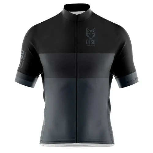 Fahrradtrikots kurzarm Otso Black