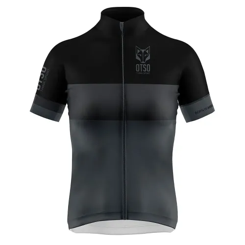 Fahrradtrikots kurzarm Otso Black