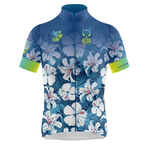 Fahrradtrikots kurzarm Otso Flowers