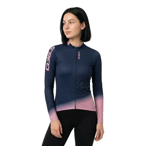 Fahrradtrikots langarm Q36.5 Gregarius Hynrid Light Collar Fade