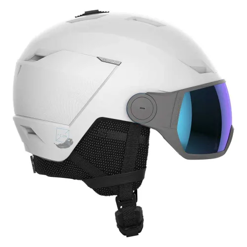 Ski Helm Salomon Icon Lt Skihelm Mit Visier Für Frauen 0