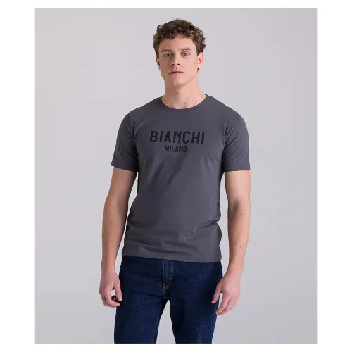 Fahrradtrikots kurzarm Santini Bianchi Milano Fan 2025